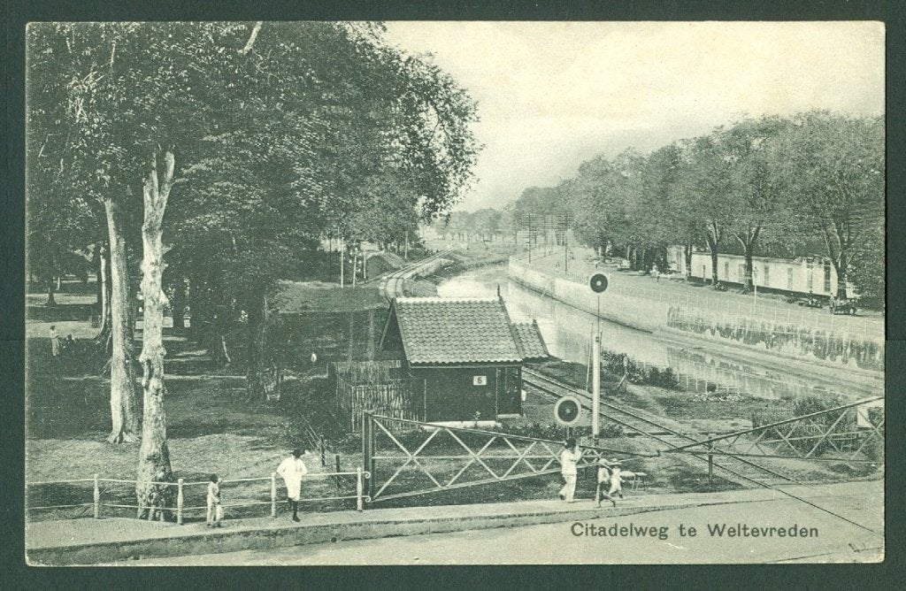 AK Nederlands Indie Weltevreden Citadelweg, Verzamelen, Ophalen of Verzenden, Voor 1920, Ongelopen, Gelderland