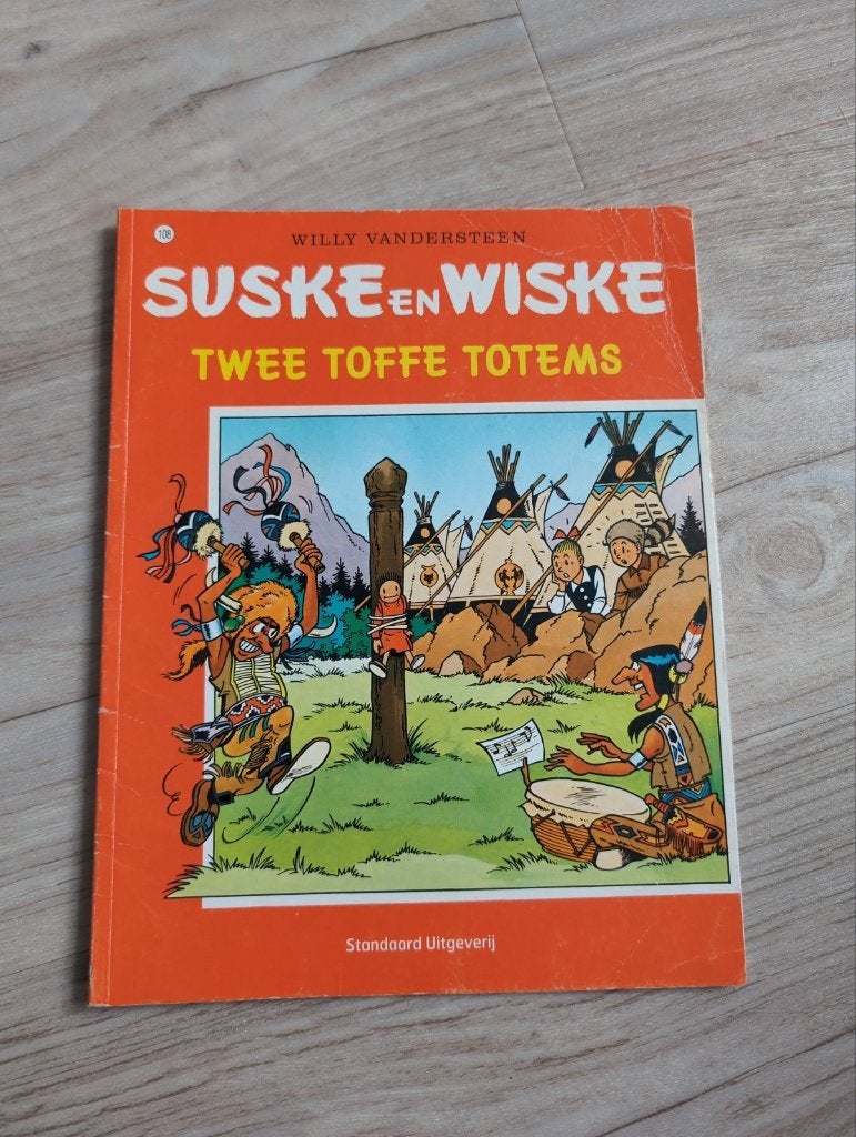 Suske en Wiske - 108. Twee toffe totems, Eén stripboek, Ophalen of Verzenden, Zo goed als nieuw