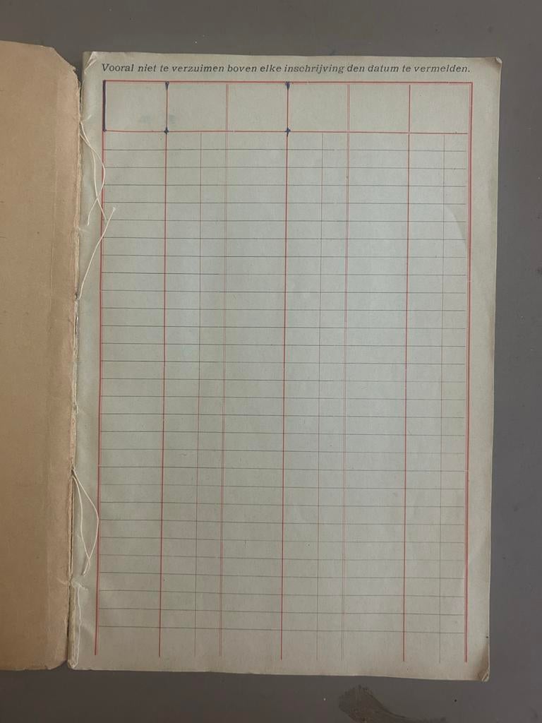 Oud Aantekenboekje Staatsspoorwegen - Rekenplichtige Ambtena, Ophalen of Verzenden