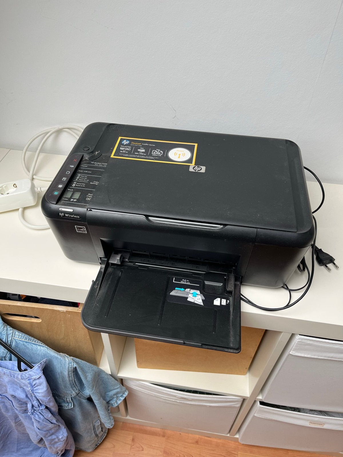 HP Deskjet F4580 All-in-One Printer - Draadloos, Computers en Software, Printers, Ophalen, Gebruikt, Inkjetprinter, All-in-one