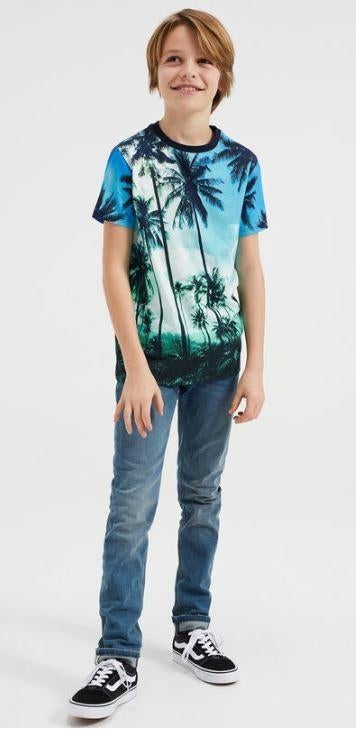 Geweldige blauwe BLUE RIDGE slim fit stretch jeans mt 158., Broek, Verzenden, Zo goed als nieuw, Blue Ridge