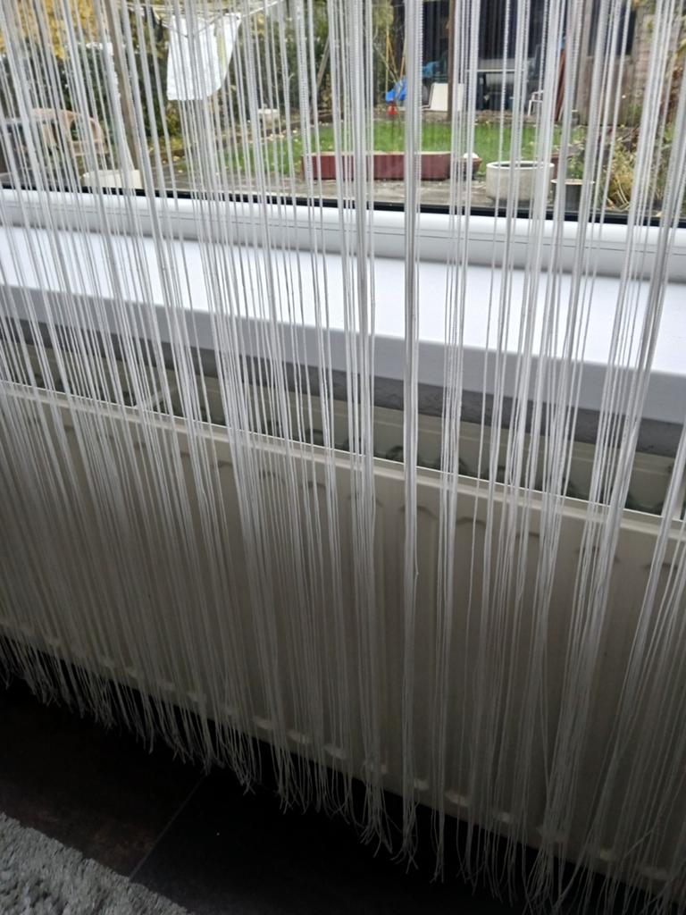 Touwtjes vitrage, Ophalen of Verzenden, Nieuw, 200 cm of meer, 200 cm of meer