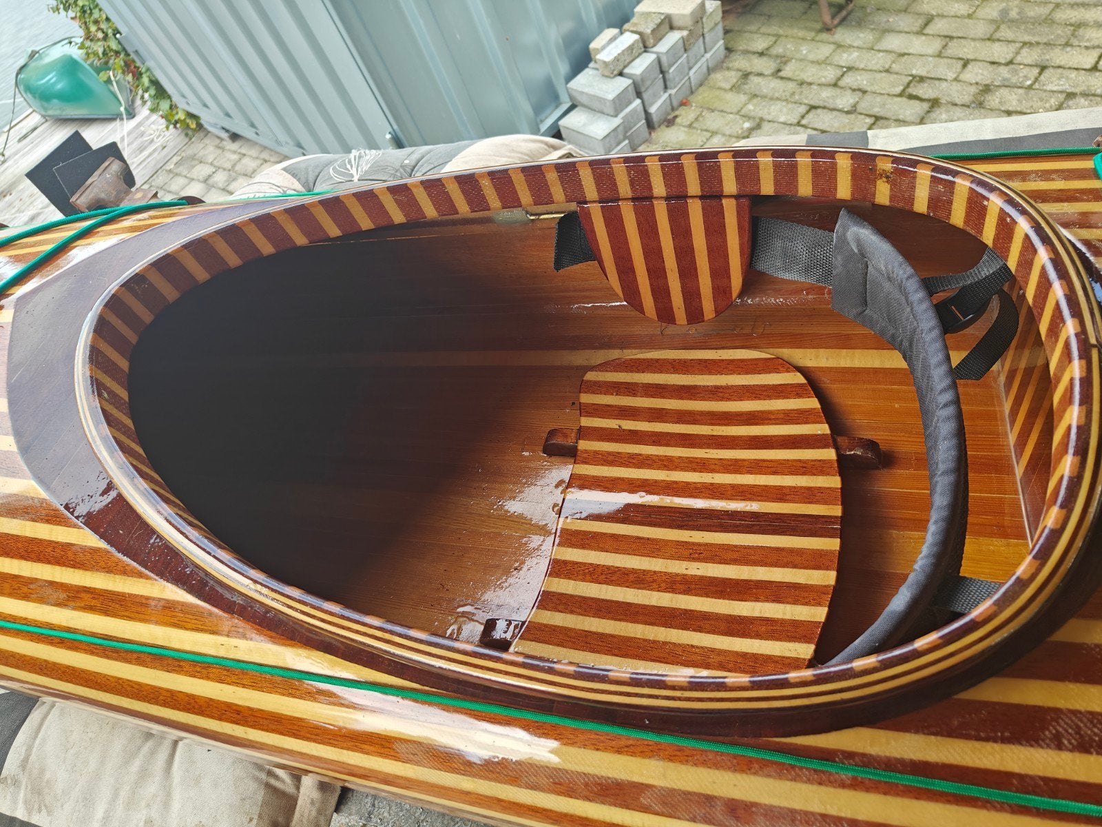 Guillemot zeekano zeekayak kajak hout epoxy, Ophalen, Zo goed als nieuw, 1-persoons