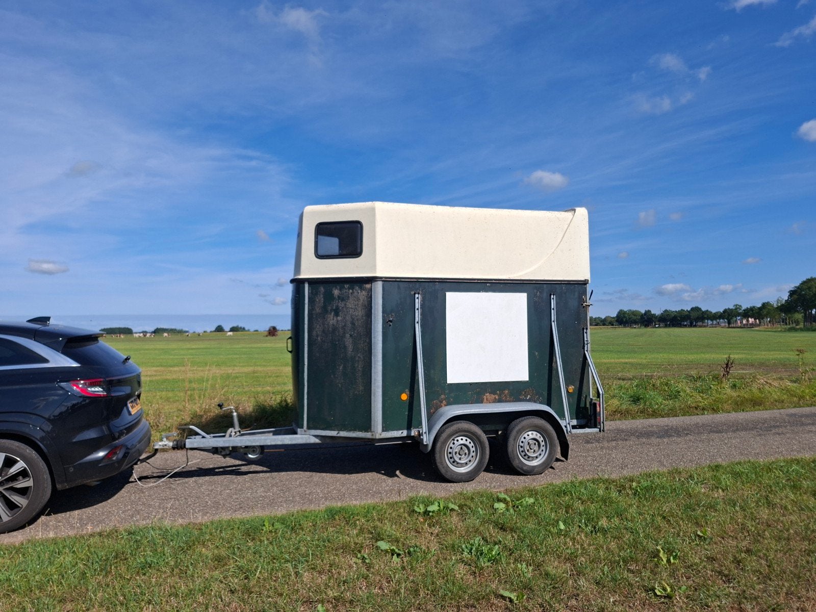 Gebruikte Wesco paardentrailer, Dieren en Toebehoren, Paarden en Pony's | Trailers en Aanhangwagens, Ophalen, Gebruikt, Hout, 1½-paards trailer