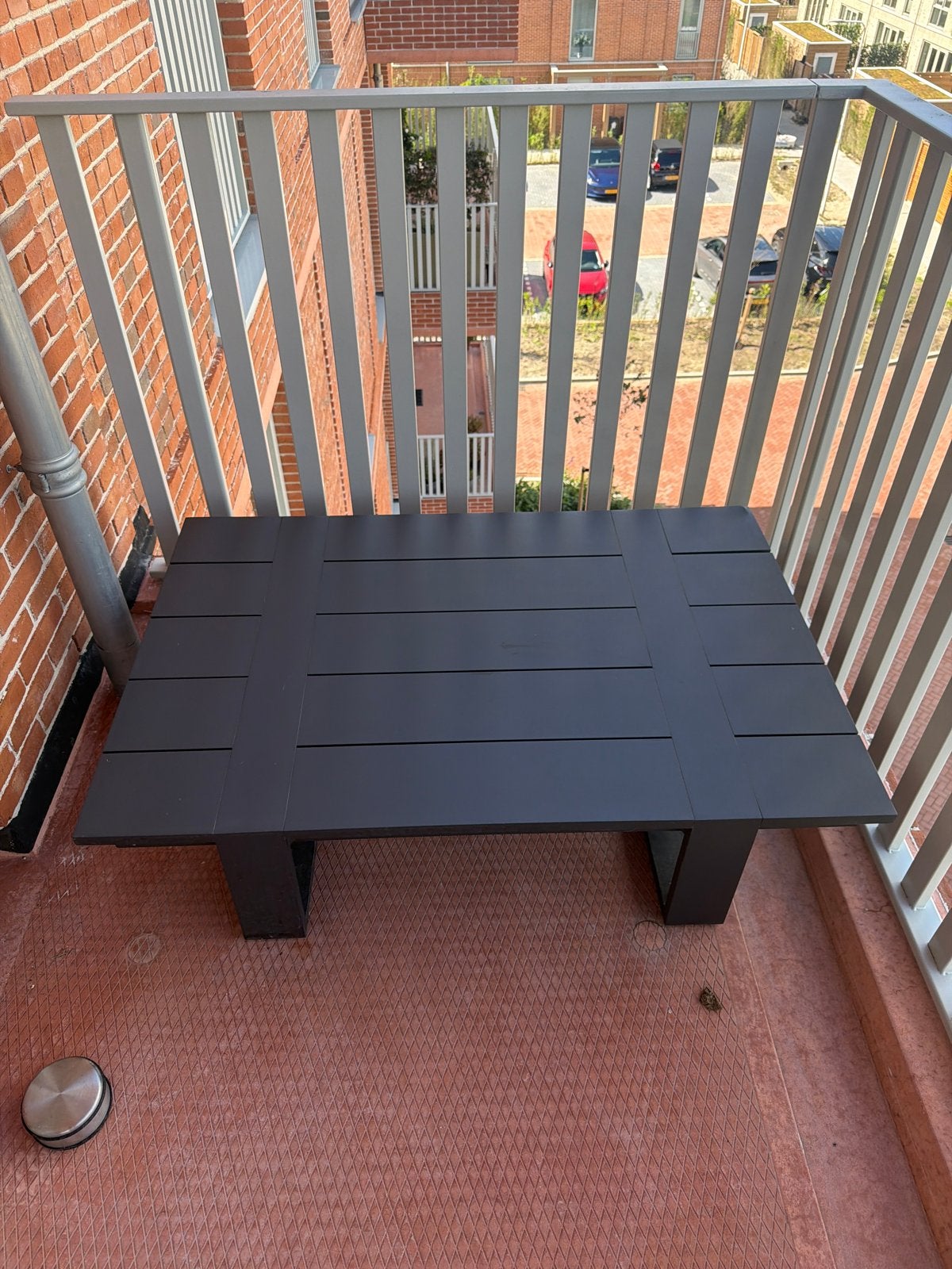 Moderne rechthoekige tuintafel - Tierra Outdoor, Ophalen of Verzenden, Gebruikt, Rechthoekig, Metaal
