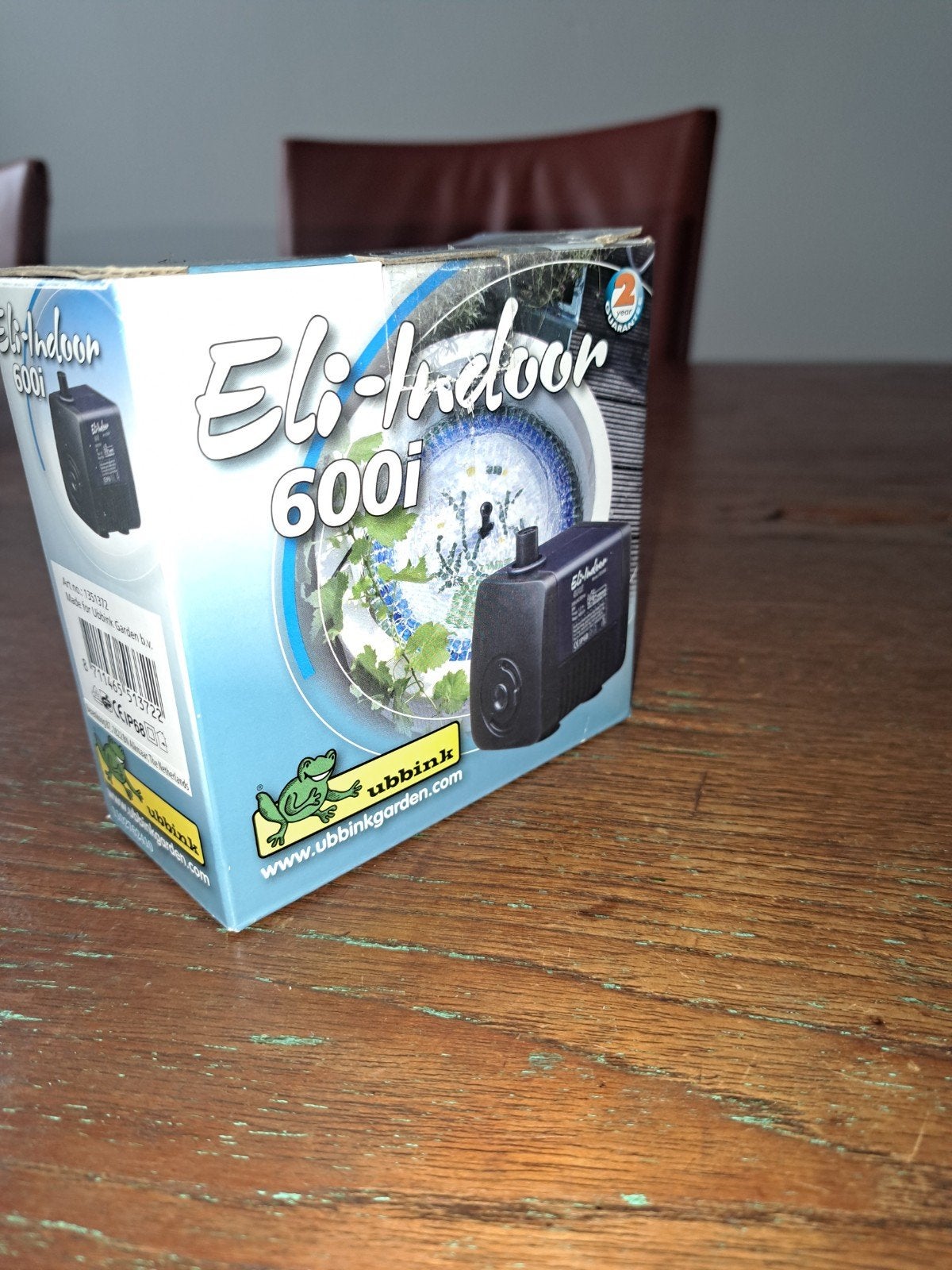 UBBINK Eli-Indoor 600i waterpomp, Ophalen of Verzenden, Nieuw, Vijverpomp