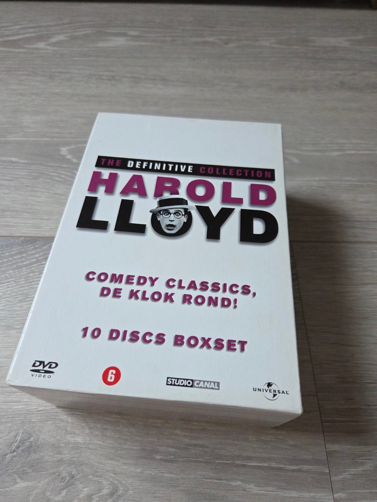Harold Lloyd - The Definitive Collection 10dvd boxset, Vanaf 16 jaar, Ophalen of Verzenden, Zo goed als nieuw, Actie en Avontuur