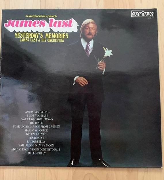 doos vol vinylplaten, elpees van James Last - Verzameling, Ophalen, Gebruikt, 12 inch
