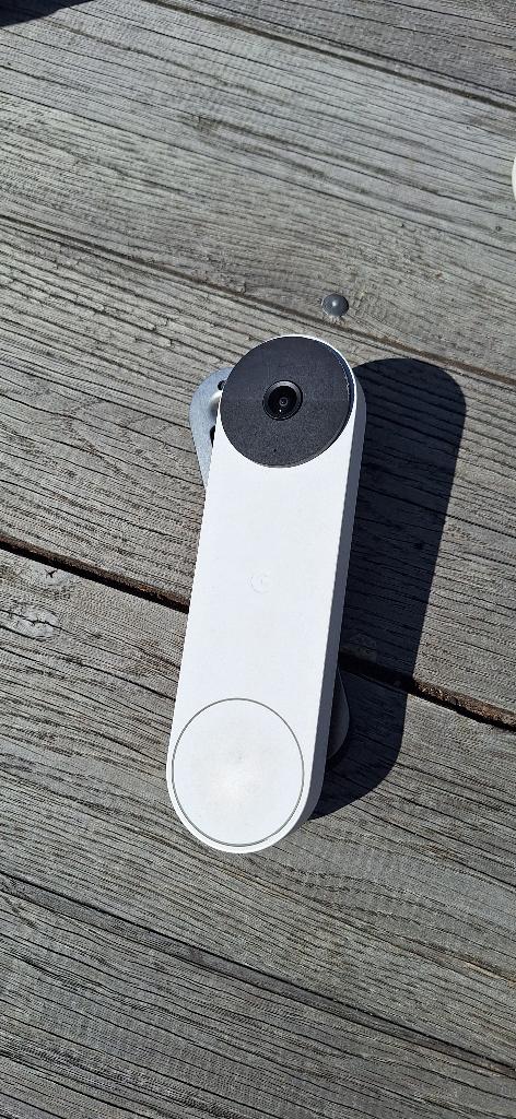 Google nest deurbel, Ophalen of Verzenden, Bewegingsdetectiesensor, Zo goed als nieuw, Draadloos