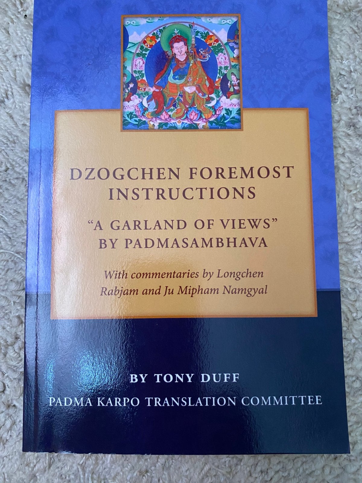 Boek: Dzogchen foremost instructions, Boeken, Ophalen, Nieuw, Overige typen