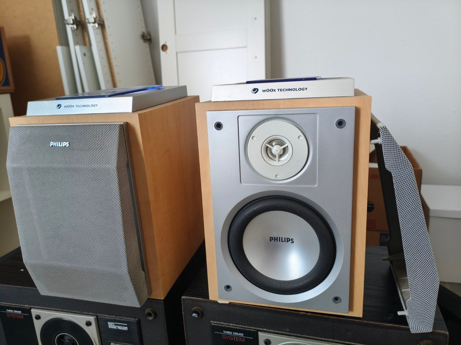 Philips FWB-MC70/01 Speakersysteem met wOOx Technology, Audio, Tv en Foto, Luidsprekers, Ophalen, Stereo speakers, Philips, Gebruikt