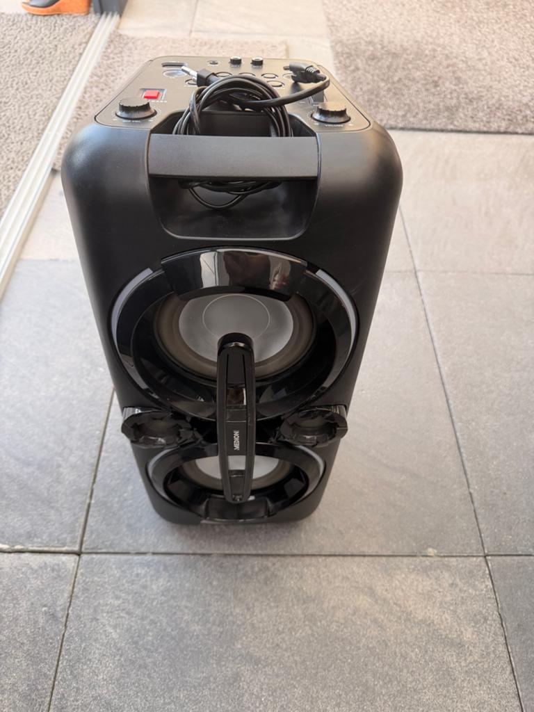 Medion Draagbare Bluetooth Speaker met Lichteffecten, Overige merken, Overige typen, Ophalen of Verzenden, Zo goed als nieuw