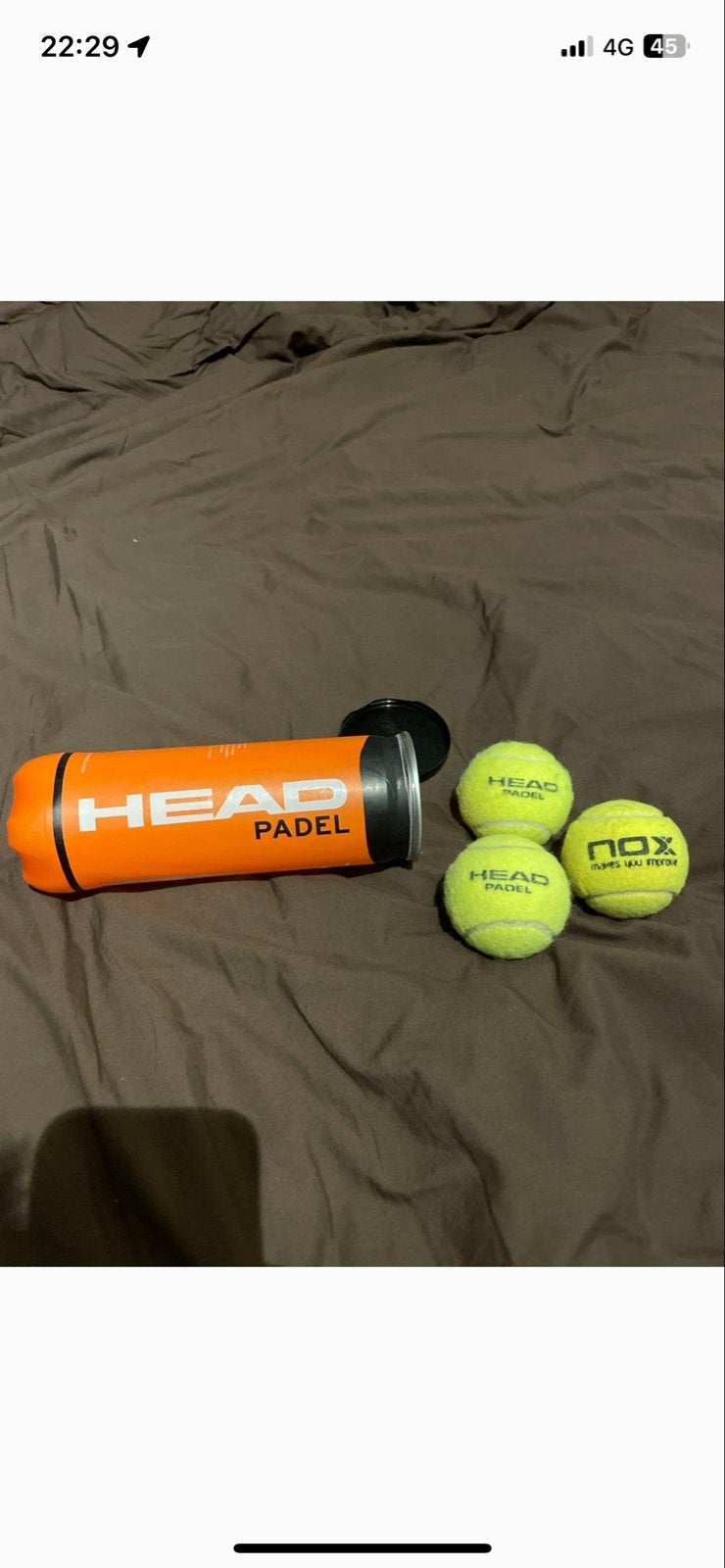 3 Padelballen - Head Padel en Nox, Ophalen of Verzenden, Gebruikt, Ballen, Head