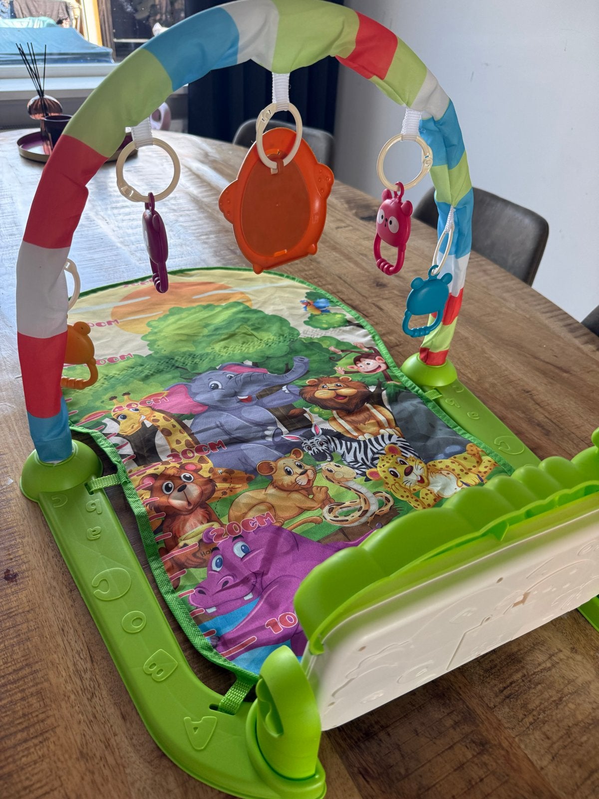 Babygym met piano en speelkleed, Ophalen of Verzenden, Zo goed als nieuw, Babygym, Met licht