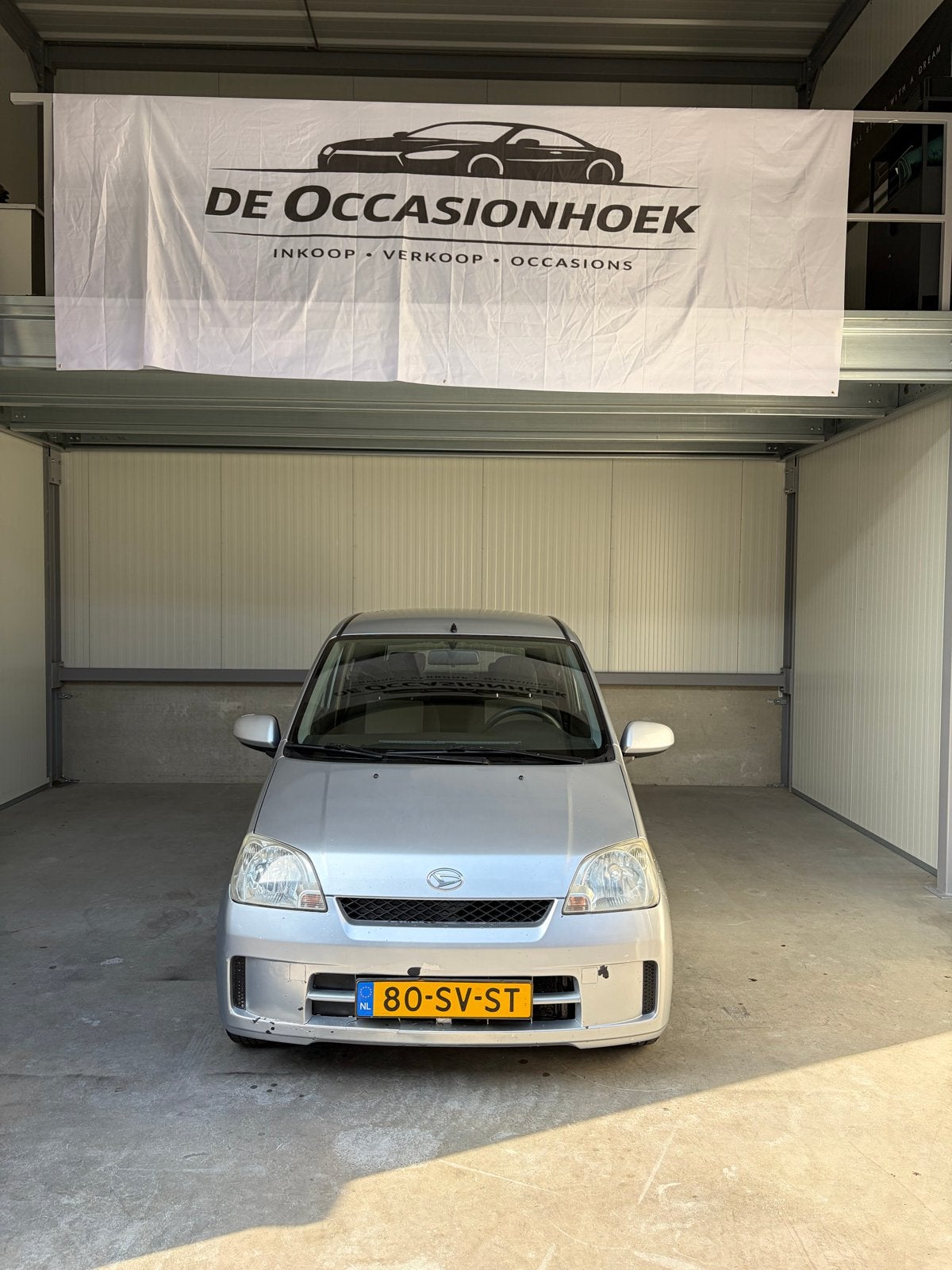 Daihatsu Cuore 1.0 3D 2006 Grijs| AIRCO| NAP, Auto's, Daihatsu, Stof, 600 kg, Zwart, 18 €/maand