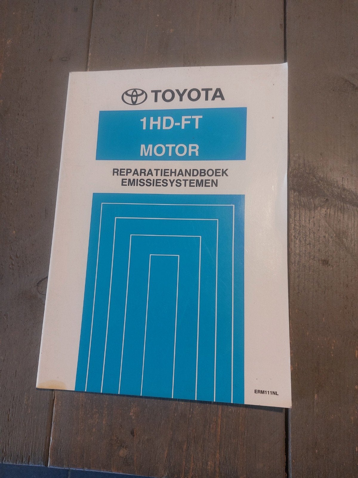 REPARATIEHANDBOEK EMISSIESYSTEMEN TOYOTA 1HD-FT MOTOR LANDCR, Ophalen of Verzenden