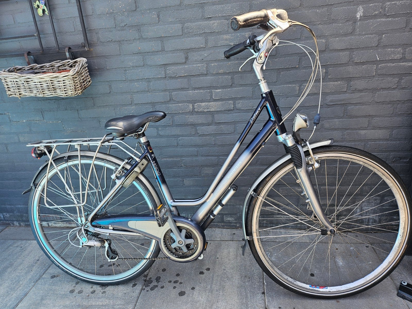 Dames fiets 28 inch, Minder dan 10 versnellingen, Gebruikt, 47 tot 50 cm, Ophalen of Verzenden