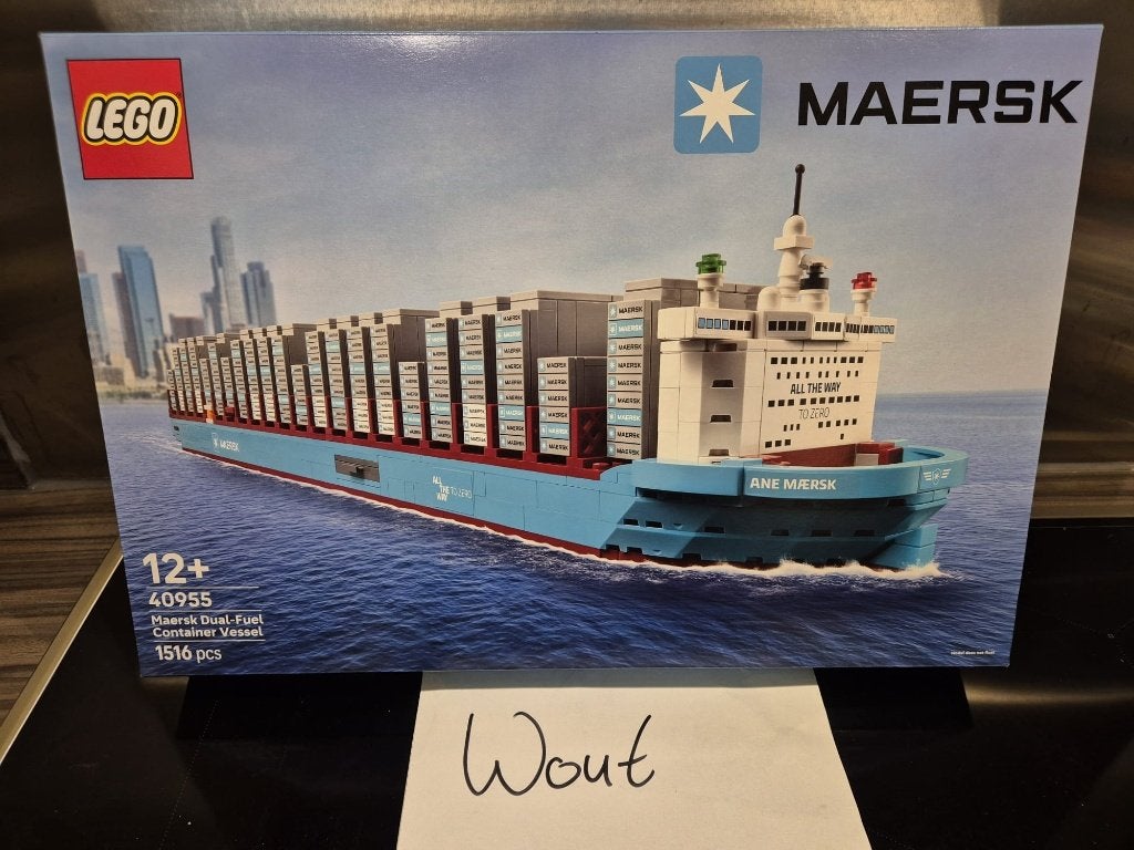 Lego 40955 ‘Maersk Dual-Fuel Container Vessel’ (NIEUW!), Lego, Ophalen of Verzenden, Complete set, Nieuw