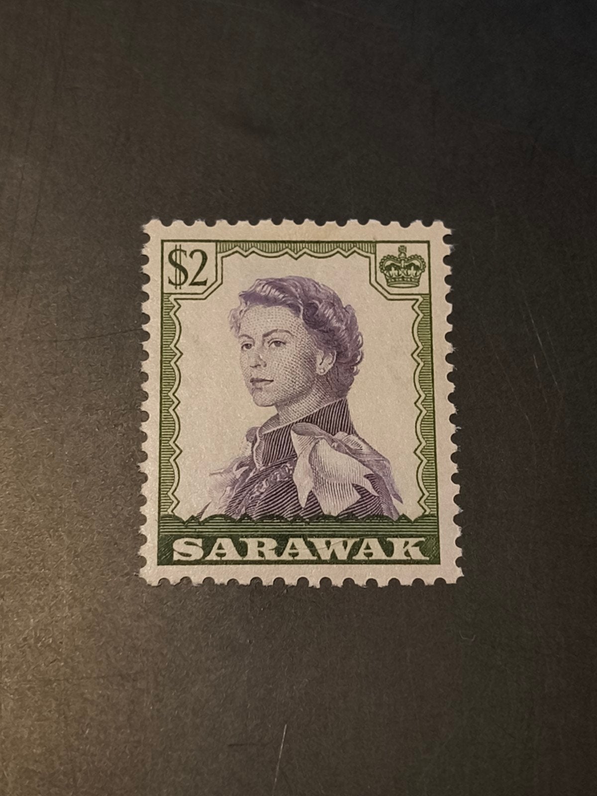 Sarawak 2 dollars 1957, Sg 201, Ophalen of Verzenden, Zuidoost-Azië