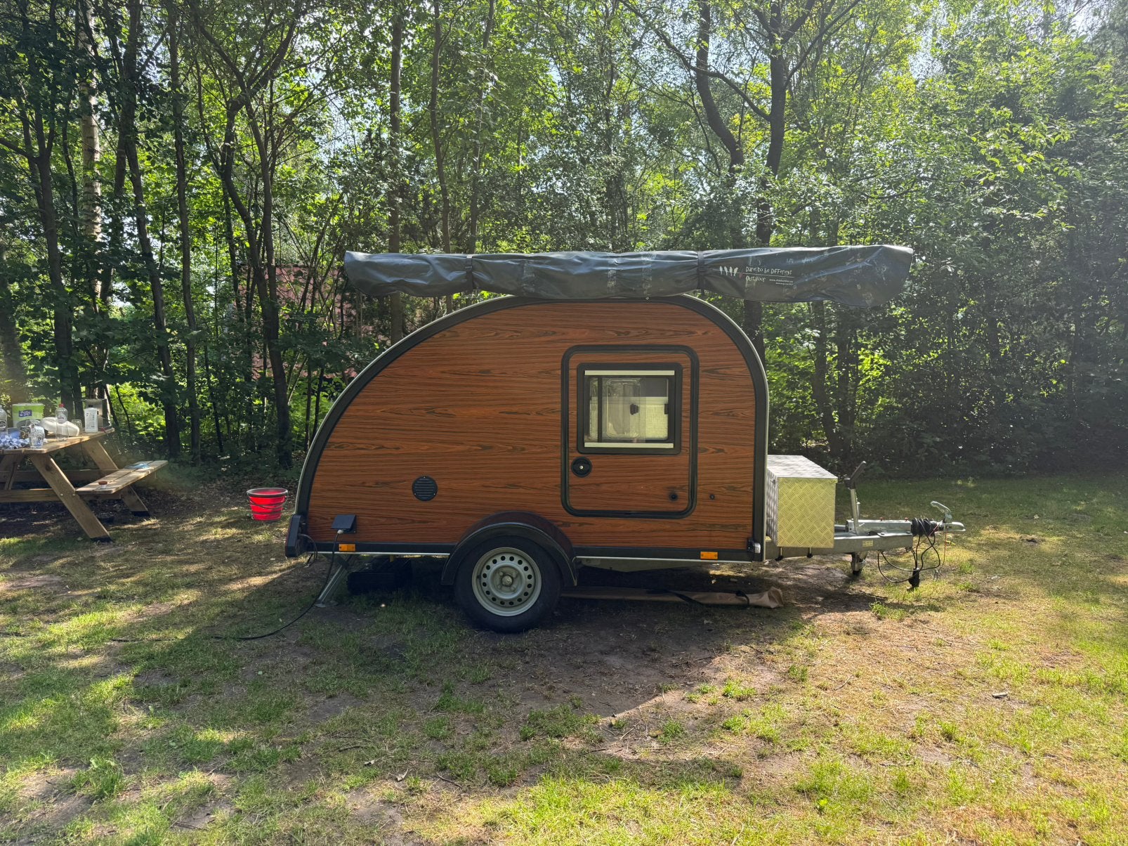 Kulba teardrop caravan, Overige merken, Koelkast, Tot en met 2, Kleine zit