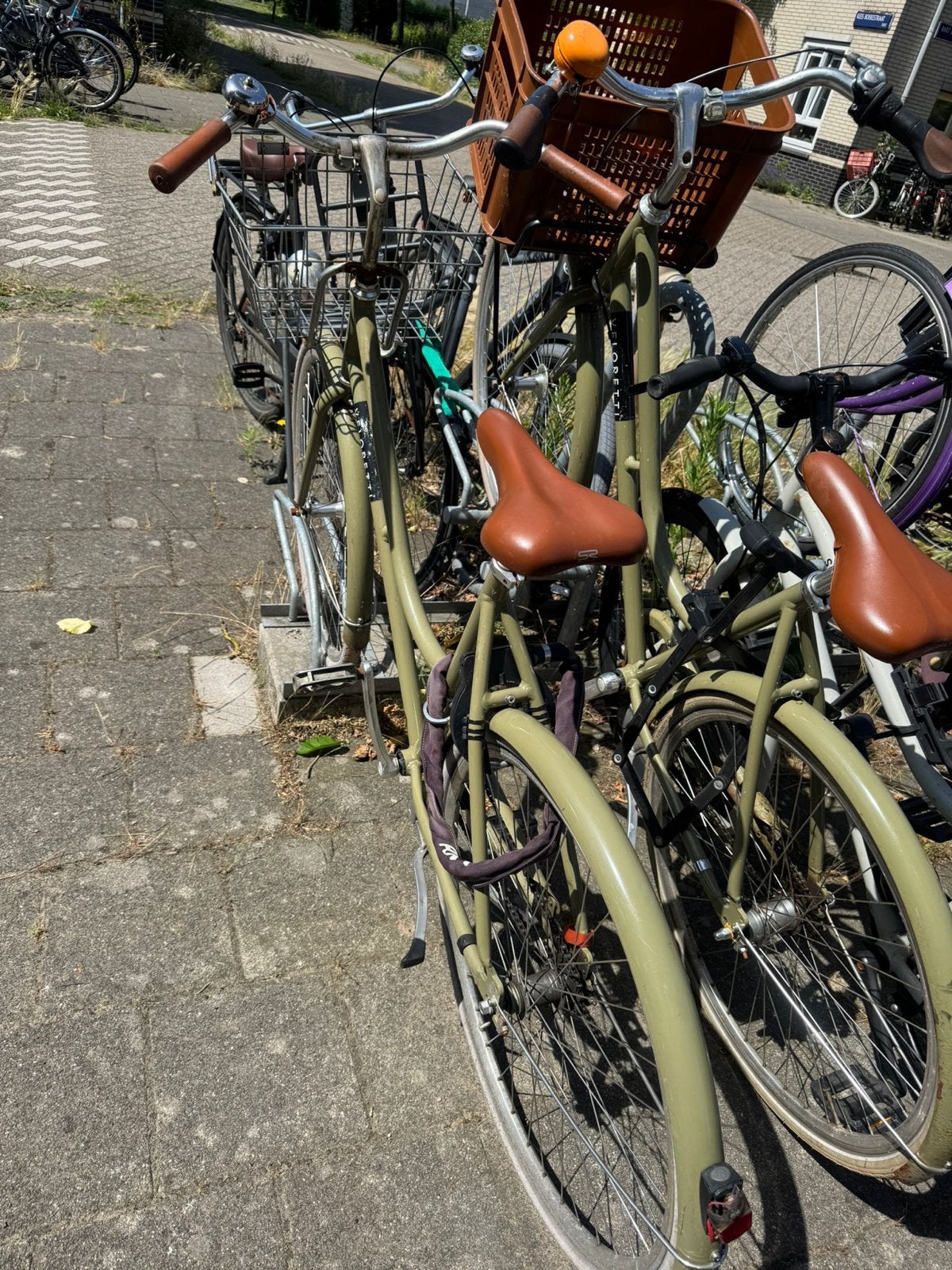 Groene veloretti damesfiets, 56 cm of meer, Ophalen, Gebruikt, Overige merken