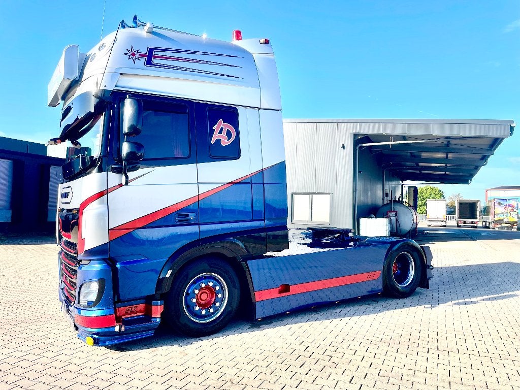 DAF XF 530 perfect showtruck, Auto's, Automaat, Achterwielaandrijving, Euro 6, Leder