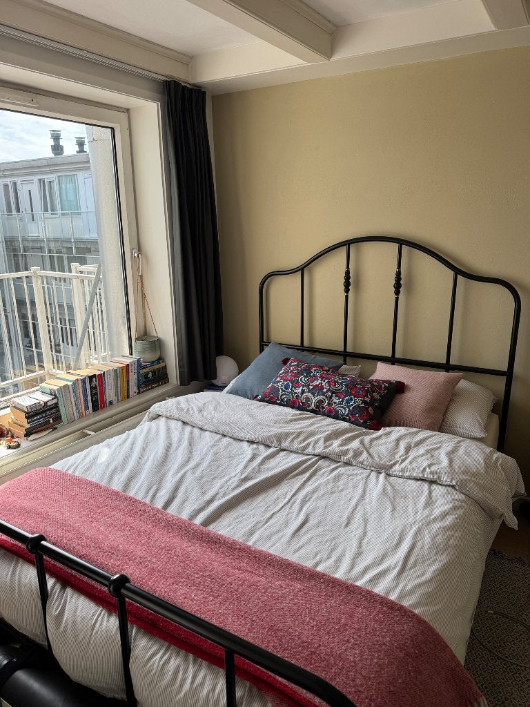 Bed Frame, Ophalen, Gebruikt, Tweepersoons, 180 cm