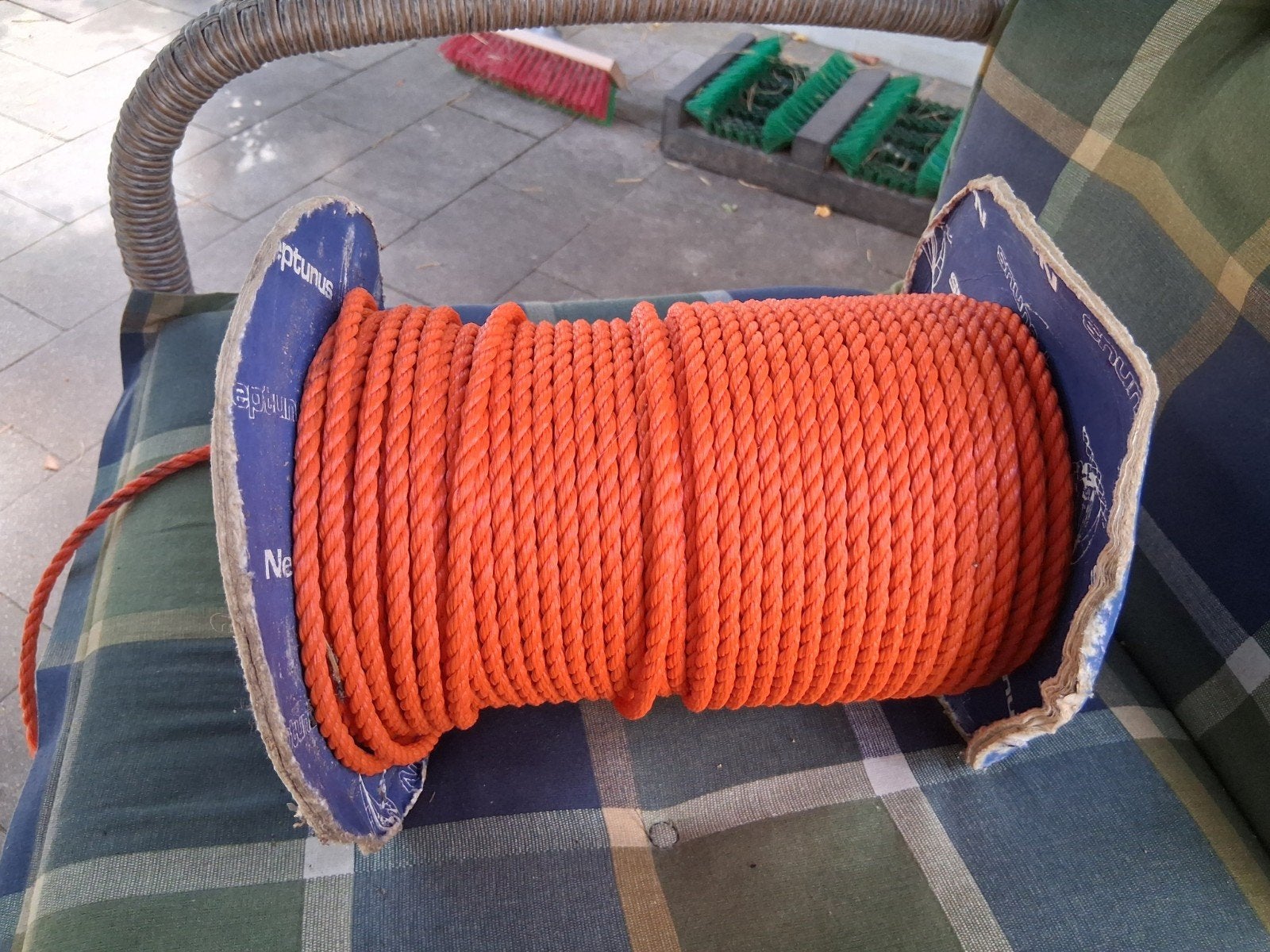 Neptunus Tiplolene Touw - 6mm, 200m, Oranje, Ophalen of Verzenden, Nieuw, Toebehoren, Minder dan 15 m²