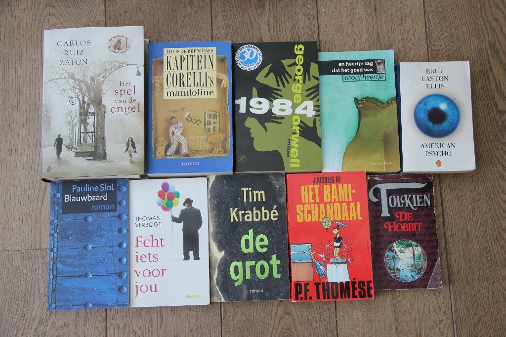 verschillende boeken Zafon, Verbogt, Slot, Krabbé, Ophalen of Verzenden, Gelezen, Diverse auteurs