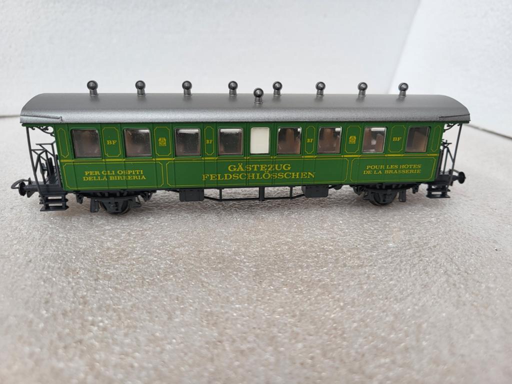 Lilliput 277 53 Gastezug Feldschlosschen Wagon H0, Hobby en Vrije tijd, Modeltreinen | H0, Gelijkstroom, Wagon, Ophalen of Verzenden