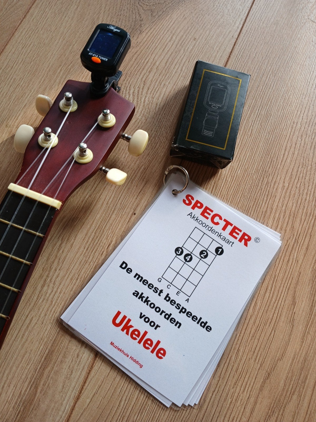 Sheffield Sopran Ukulele met tas, tuner en plectrums, Ophalen of Verzenden, Zo goed als nieuw, Overige typen, Met koffer
