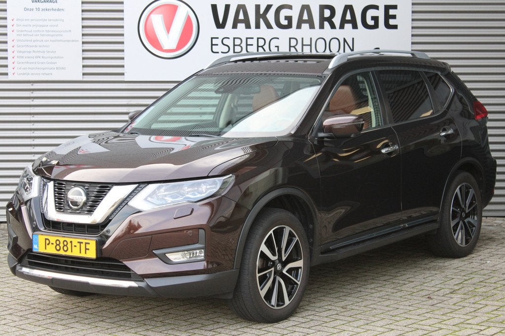 Nissan X-Trail 1.3 DIG-T TEKNA AUTOMAAT AUTOMAAT,SCHUIFDAK,L, 12 maanden, Gebruikt, 4 cilinders, 163 pk