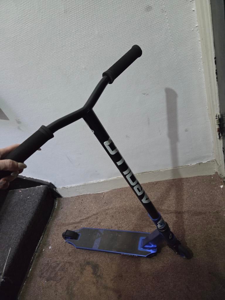 Apollo stuntstep blauw / zwart., Fietsen en Brommers, Steps, Ophalen, Gebruikt, Gewone step, Apollo