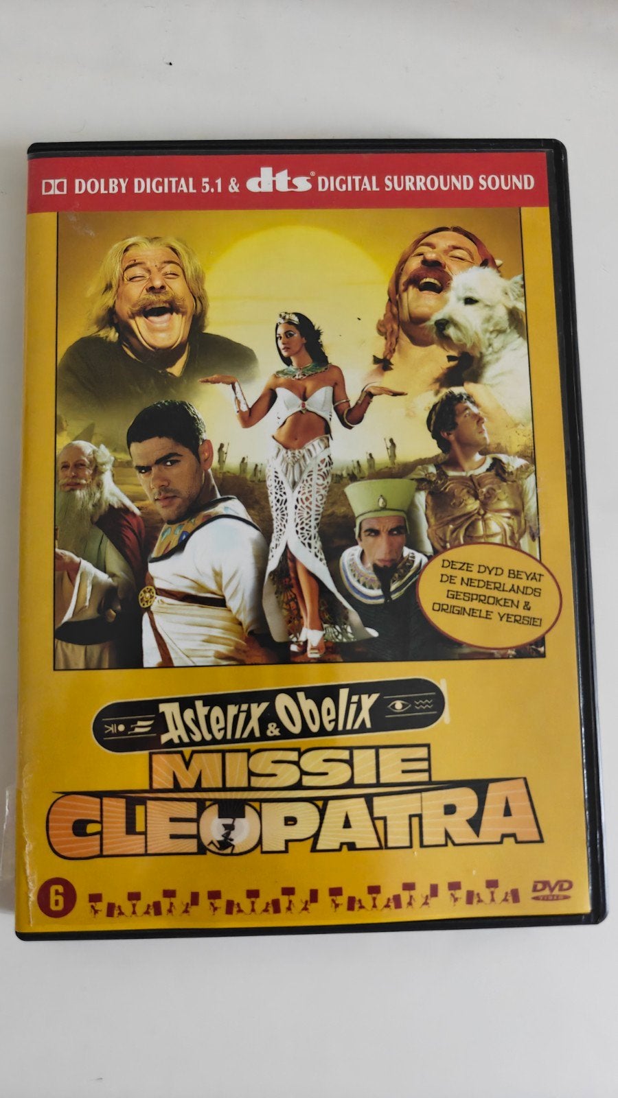 Asterix en Obelix Missie Cleopatra DVD (Hoesje Beschadigd), Ophalen of Verzenden, Gebruikt, Actiekomedie