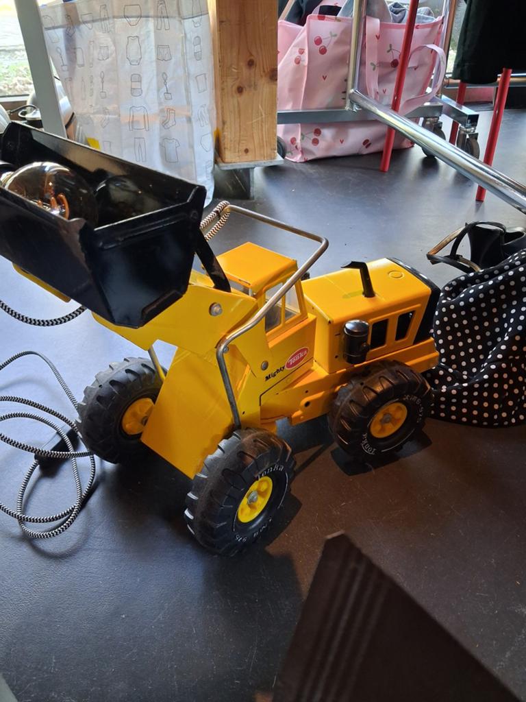 Vintage,Tonka graafmachine loader lamp, Ophalen of Verzenden, Minder dan 100 cm