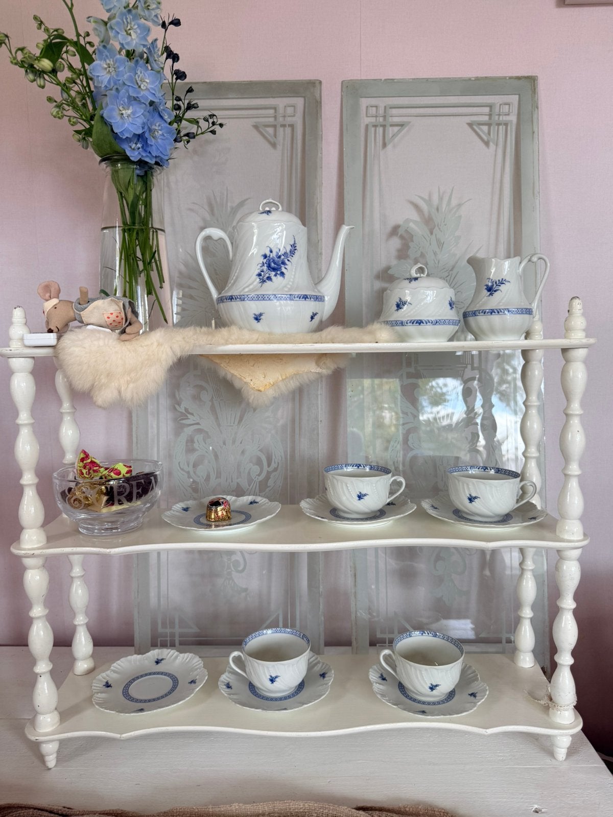 Limoges Noailles 4 pers porseleinen servies, Ophalen