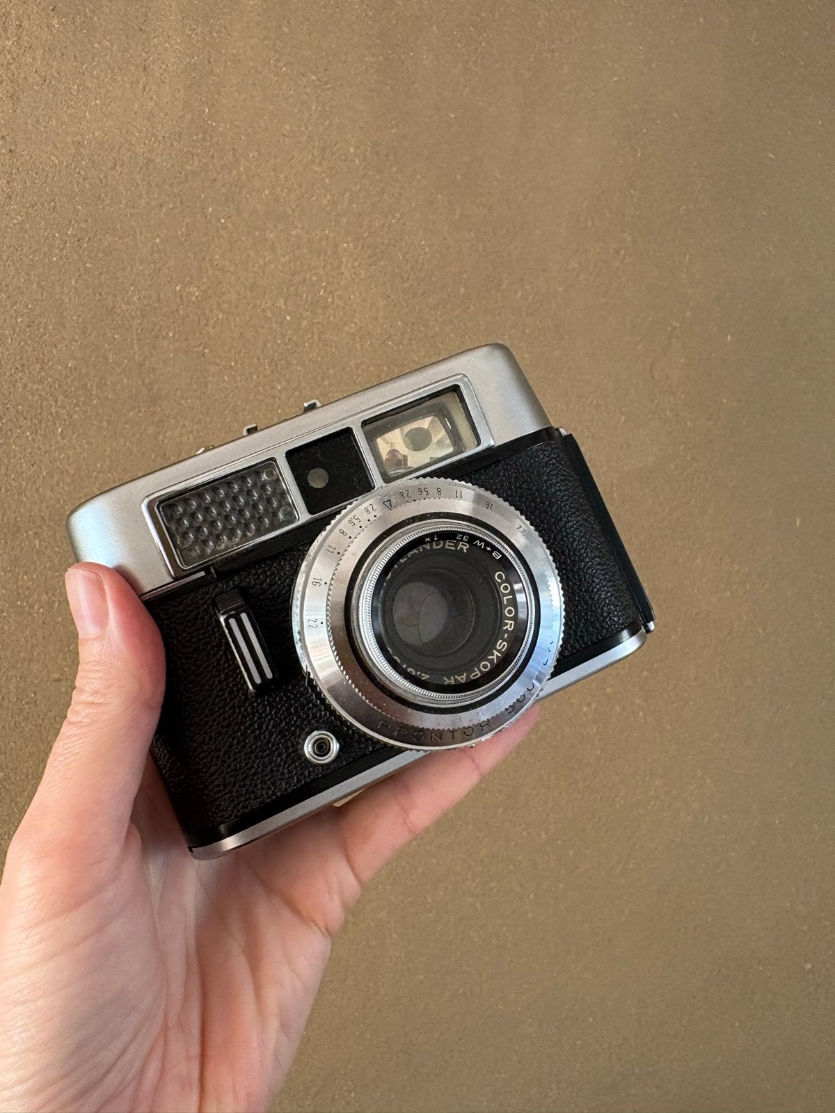 Voigtländer Vito CL 35mm camera met Color-Skopar lens, Ophalen of Verzenden, Gebruikt, Compact, Overige Merken