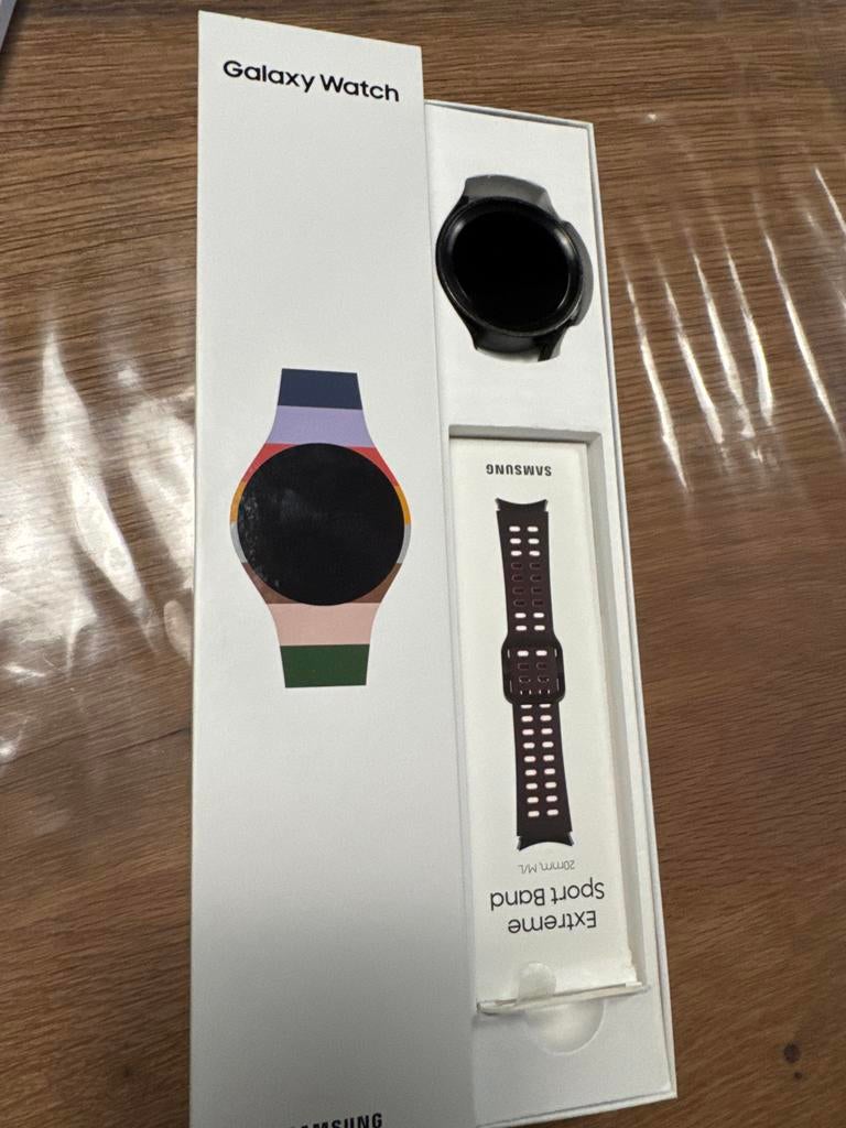 Samsung Galaxy Watch5 pro - Zwart kleine gebruikers sporen, Hartslag, Zwart, Ophalen of Verzenden, Zo goed als nieuw