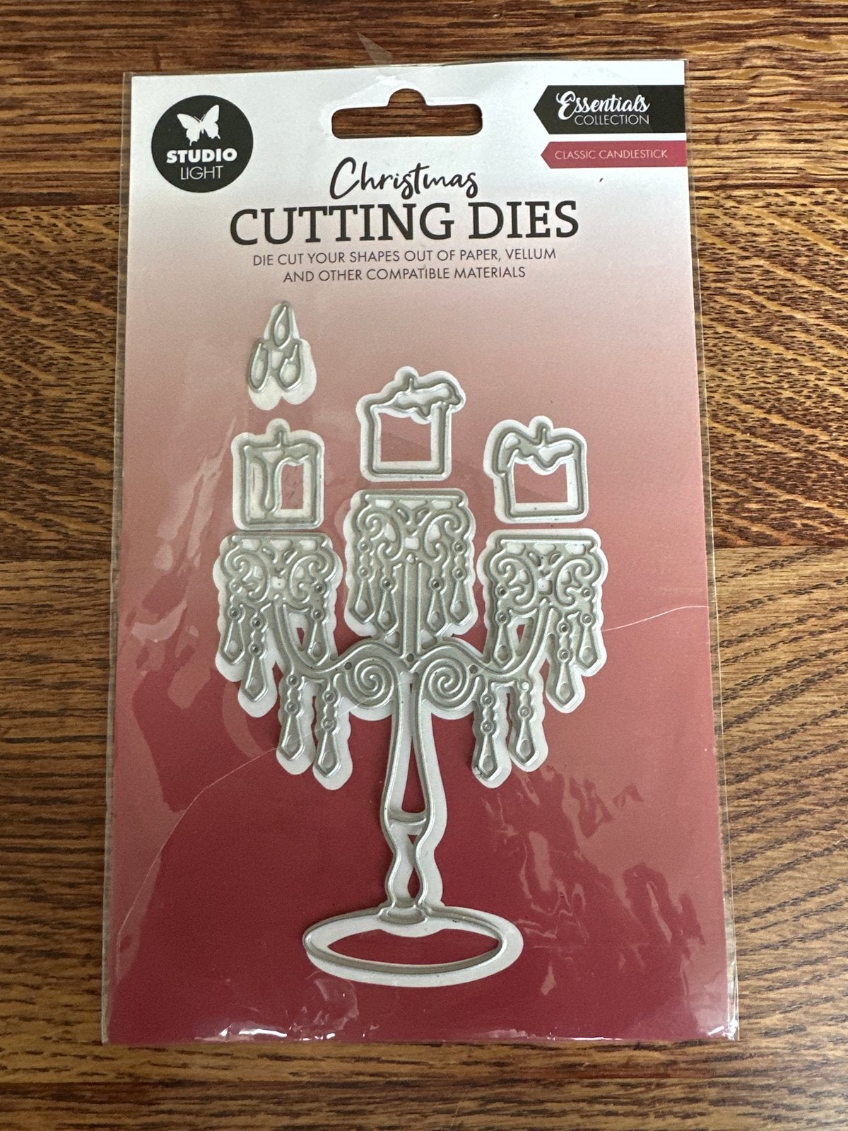 Studio Light Christmas Cutting Dies Classic Kandelaar, Hobby en Vrije tijd, Ophalen of Verzenden, Zo goed als nieuw