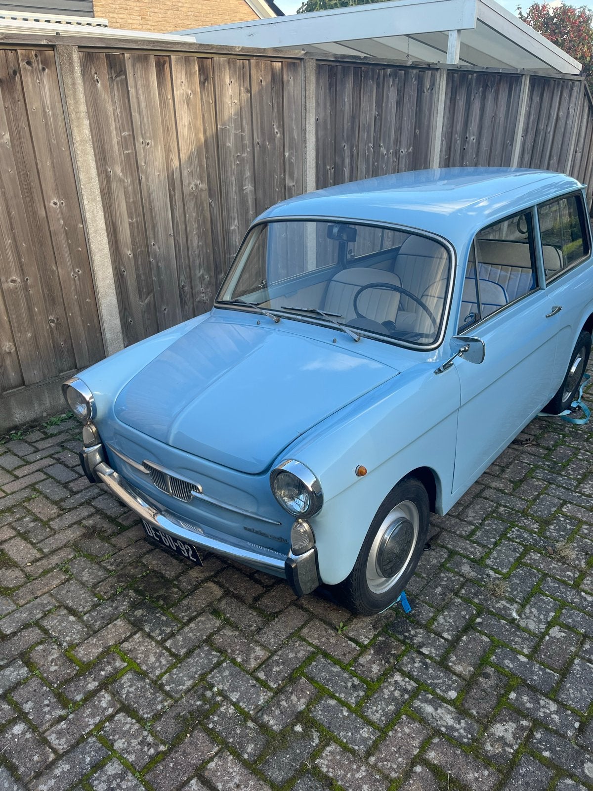 Autobianchi Bianchina Panoramica 1967, Auto's, Blauw, Particulier, Geïmporteerd, Te koop