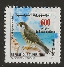 Tunesie 113, valk voor sam*, Verzenden, Tunesië, Gestempeld