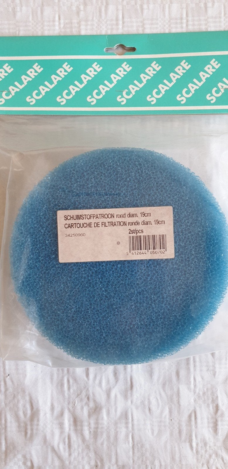 Scalare  blauw schuimstufpatroon rond fijn en grof, Ophalen of Verzenden, Nieuw, Filter, Overige merken