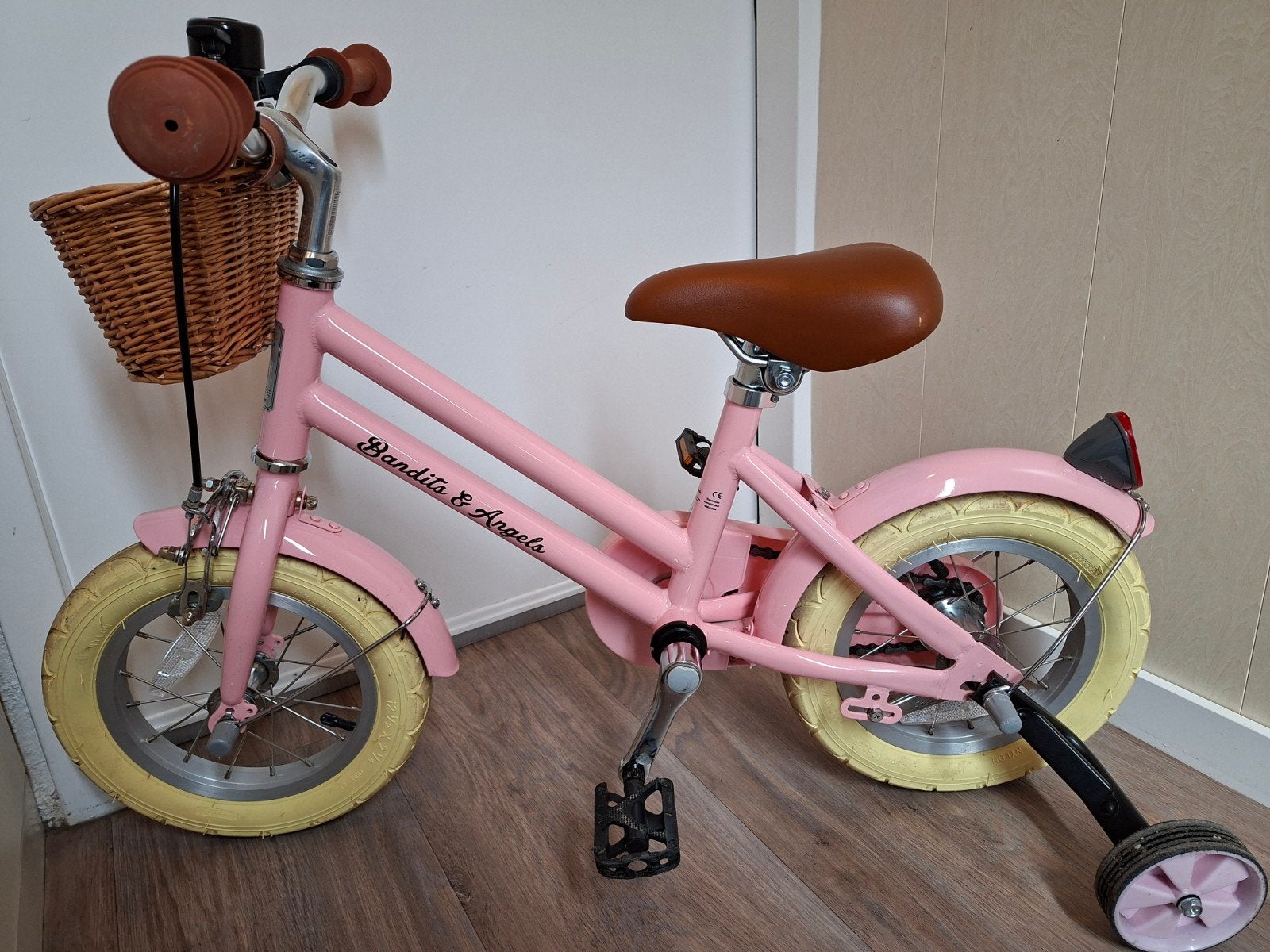 meisjes fiets 12 inch NIEUWSTAAT, Ophalen, Zo goed als nieuw, Minder dan 16 inch