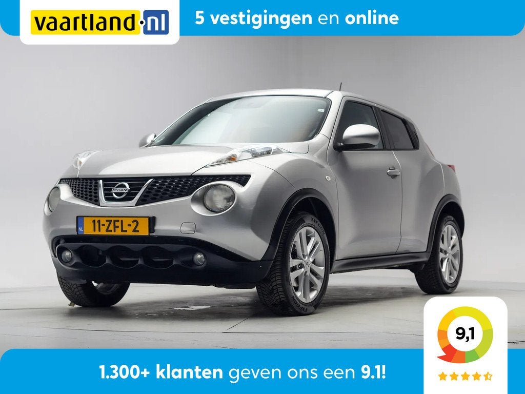 Nissan Juke 1.6 Visia [ Climate Control Camera Navi ], Auto's, 4 cilinders, Automatische klimaatregeling, 49 €/maand, Origineel Nederlands