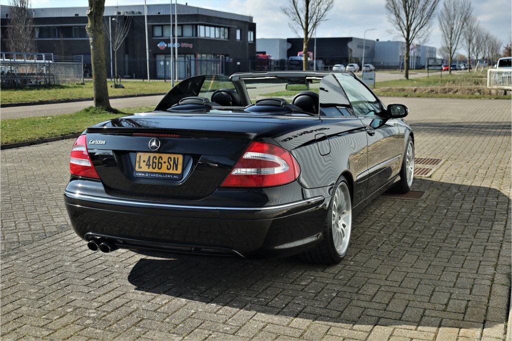 Mercedes-Benz CLK-Klasse Cabrio CLK 320 Carlsson 85460km You, Auto's, Automaat, Achterwielaandrijving, Gebruikt, Zwart