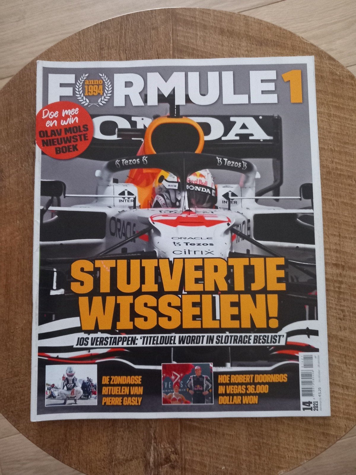 Formule 1 Magazine - Stuitvertje Wisselen! (2021), Ophalen of Verzenden, Zo goed als nieuw, Overige typen