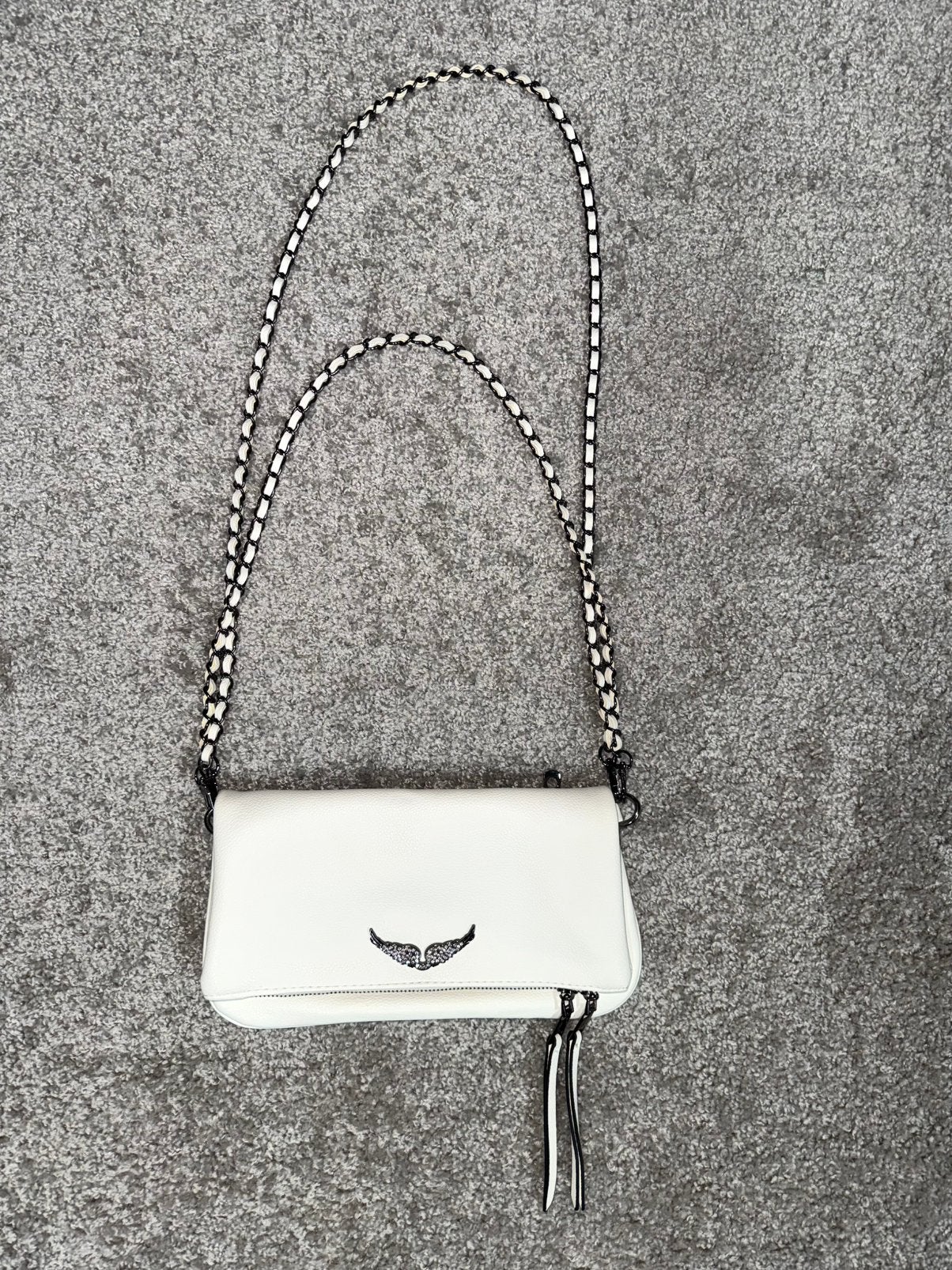 Zadig & Voltaire tas, Sieraden, Tassen en Uiterlijk, Ophalen of Verzenden, Zo goed als nieuw, Wit, Schoudertasje