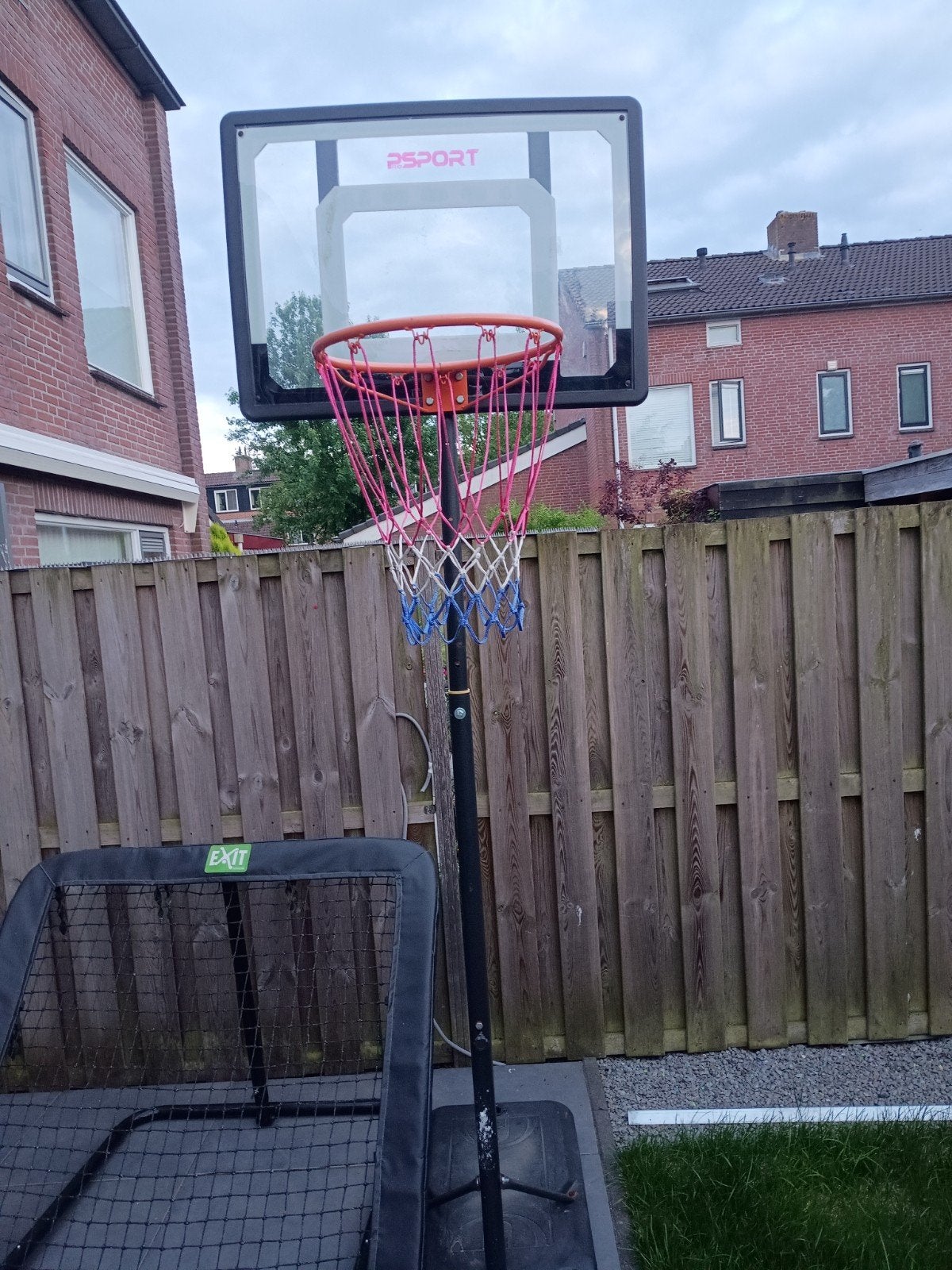 Verrijdbare basketbal-paal, Ophalen of Verzenden, Ring, Bord of Paal