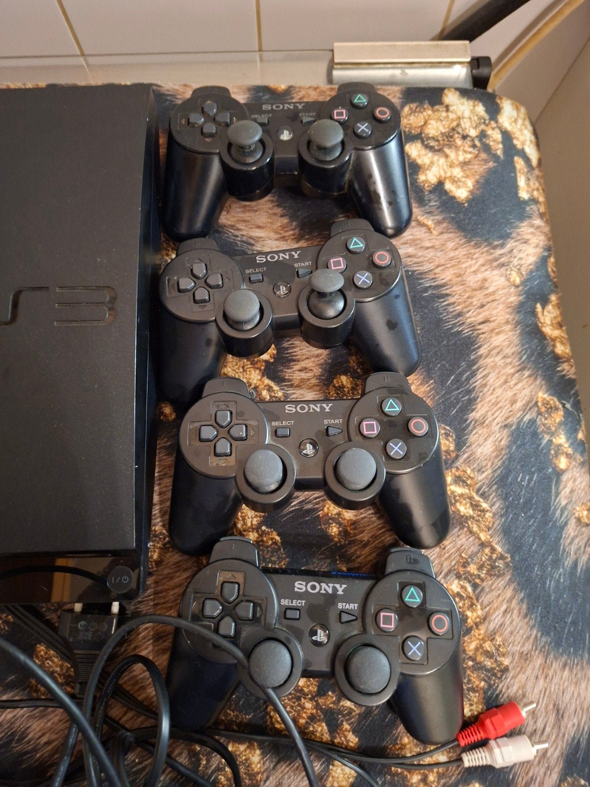 playstation 3, Ophalen of Verzenden, Gebruikt, Met 3 controllers of meer, Slim