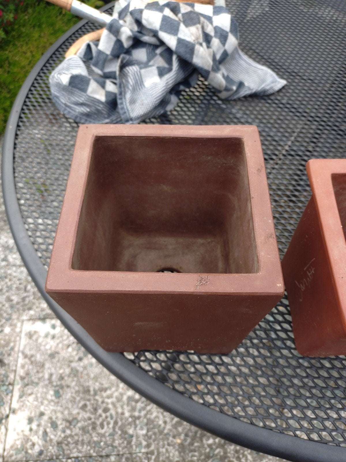 2 originele bonsai potten + gratis kleine pot, Ophalen, Overige materialen, Gebruikt, Minder dan 30 cm